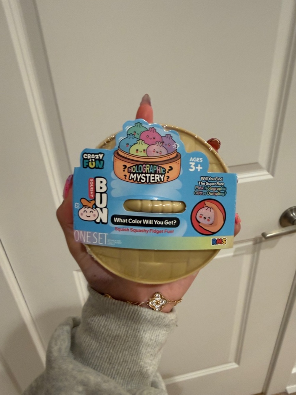 Holographic Mystery Squish Toy - Blue & Gold
